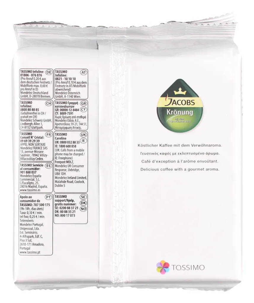 Tassimo Jacobs Krönung Mit Dem Verwöhnaroma | 16 T Discs, Kaffeekapseln 7 Tassimo Jacobs Krönung Mit Dem Verwöhnaroma | 16 T Discs, Kaffeekapseln – Bild 7