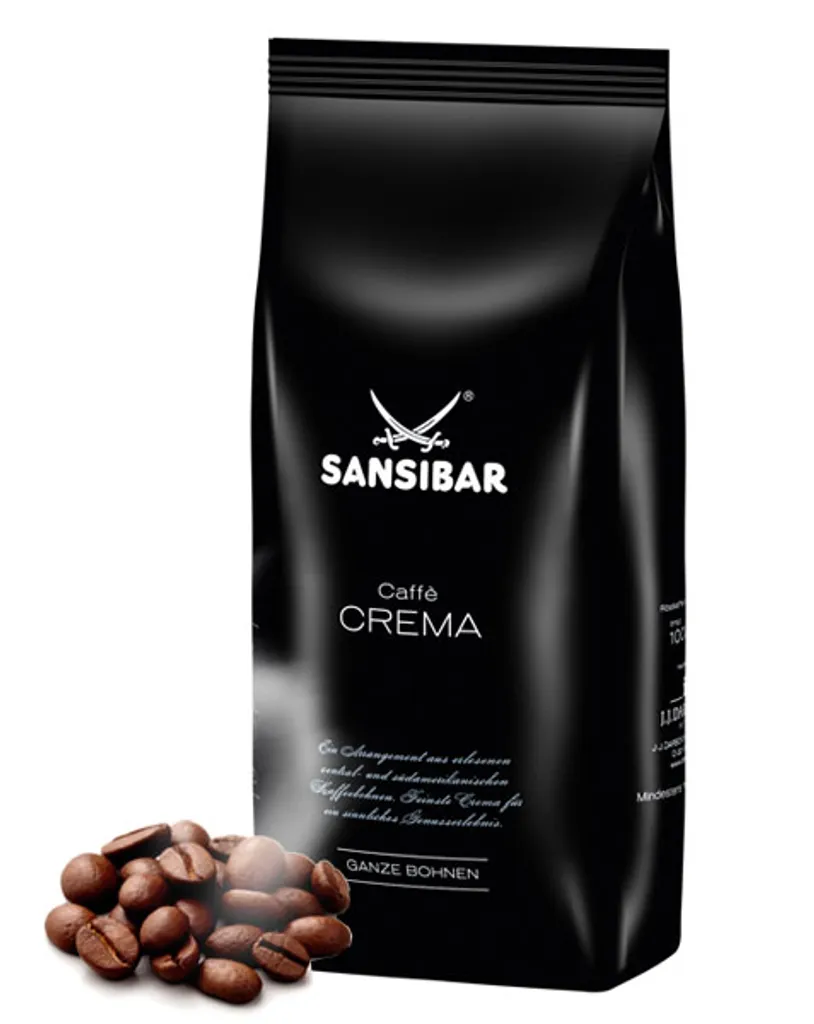 Kaffee CAFFÈ CREMA Von Sansibar, 1000g Bohnen 1 Kaffee CAFFÈ CREMA Von Sansibar, 1000g Bohnen