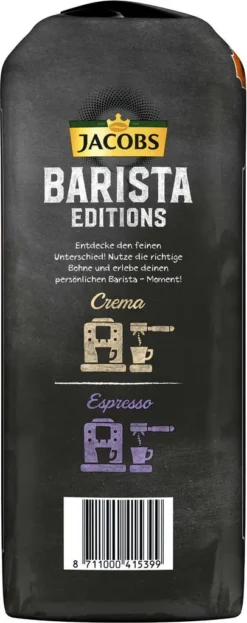 JACOBS Kaffeebohnen Barista Editions Crema Intense 3 Kg Geöstete Bohnen+ 1 Jacobs Barista Becher+ 1 Dose -Kaffee Verkäufe 028a4712a2d5085cf4d9df4a7c17d6cf 1