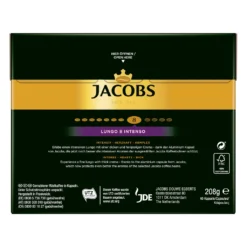 JACOBS Kapseln Lungo Intenso 5 X 40 Nespresso®* Kompatible Kaffeekapseln -Kaffee Verkäufe 0409e7e96088af679bc48d1ca990c4c5