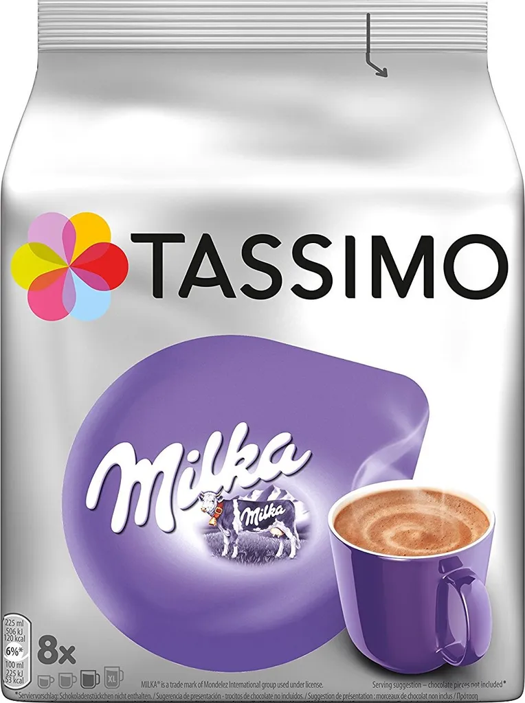 TASSIMO Milka 5er Pack Kakaospezialität T Discs Kapseln 5 X 8 Getränke 2 TASSIMO Milka 5er Pack Kakaospezialität T Discs Kapseln 5 X 8 Getränke – Bild 2