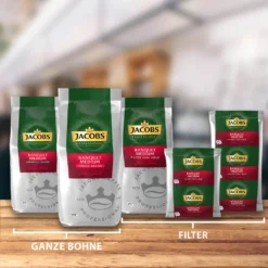 JACOBS Professional Kaffeebohnen Banquet Medium Espresso Bohnen 2 X 1 Kg -Kaffee Verkäufe 0613ff244af7fef386168523f15e42cf