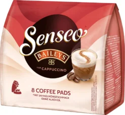 SENSEO Cappuccino Baileys Pads Sahnelikörgeschmack 10er Pack - 10 X 8 Getränke -Kaffee Verkäufe 06c701d83e6857c37043f51b47847e62