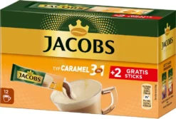 JACOBS Löskaffee 3in1 Typ Caramel Löslicher Kaffee 12 X 10+2 Getränke Sticks -Kaffee Verkäufe 0930c55e0afdad33179d9ec8926fa330