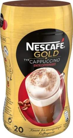 Nescafé® Nescafé Gold Typ Cappuccino Entkoffeiniert | 250g Dose 16 Nescafé® Nescafé Gold Typ Cappuccino Entkoffeiniert | 250g Dose -Kaffee Verkäufe 0b0f14d017a60c3ddbd7102ef87eca62