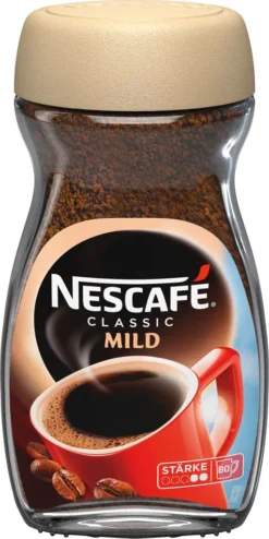Nestlé® Nescafé Classic Mild | Löslicher Kaffee | 200g-Glas