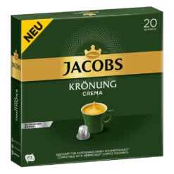 JACOBS Kapseln Krönung Crema 200 Nespresso®* Kompatible Kaffeekapseln 10x20 -Kaffee Verkäufe 0bdcd61f1ac621724d2abea118d8815f