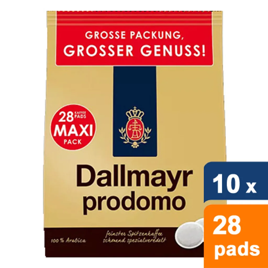 Dallmayr - Prodomo - 10x 28 Pads 1 Dallmayr - Prodomo - 10x 28 Pads
