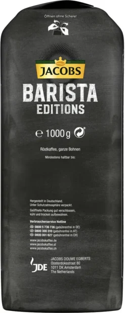 JACOBS Kaffeebohnen Barista Editions Crema 2 X 1 Kg Ganze Bohne + 1 Aluminium Dose Im Barista Design -Kaffee Verkäufe 0d63e5e70b92352acebac272499903e4 3