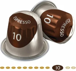 JACOBS Espresso 10 Intenso 200 Nespresso®* Kompatible Kaffeekapseln 10 JACOBS Espresso 10 Intenso 200 Nespresso®* Kompatible Kaffeekapseln -Kaffee Verkäufe 0ff394ca27cc59448f0c0d6d2bf5af8e