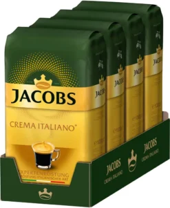 JACOBS Kaffeebohnen Expertenröstung Crema Italiano 4x1kg Ganze Kaffee Bohnen 12 JACOBS Kaffeebohnen Expertenröstung Crema Italiano 4x1kg Ganze Kaffee Bohnen -Kaffee Verkäufe 1148f78efa61ade81832984d7cb29708