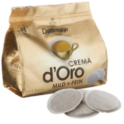 Dallmayr Crema D'Oro Mild & Fein | 16 Kaffeepads 5 Dallmayr Crema D'Oro Mild & Fein | 16 Kaffeepads -Kaffee Verkäufe 1343504b8895c8442f7adf5c162325c9