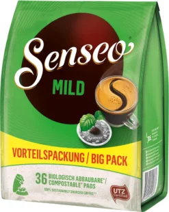 SENSEO Pads Mild UTZ 10 X 36 Kaffeepads Vorratspack - 360 Getränke 10 SENSEO Pads Mild UTZ 10 X 36 Kaffeepads Vorratspack - 360 Getränke -Kaffee Verkäufe 15bcffc5840fddf25a417ecd4ae299f5