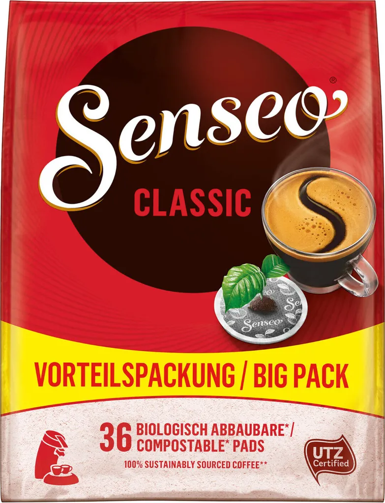 SENSEO Pads Classic UTZ 10 X 36 Getränke Pads Vorratspackung 2 SENSEO Pads Classic UTZ 10 X 36 Getränke Pads Vorratspackung – Bild 2