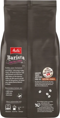 MELITTA Ganze Kaffeebohnen Barista Crema Forte 1100 G Kräftig Und Vollmundig -Kaffee Verkäufe 17d6a0484c4d243f8a6207930bfa5da1