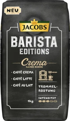 JACOBS Kaffeebohnen Barista Editions Crema Ganze Bohne 4x1 Kg + 2 Alu Dosen Im Barista Design 10 JACOBS Kaffeebohnen Barista Editions Crema Ganze Bohne 4x1 Kg + 2 Alu Dosen Im Barista Design -Kaffee Verkäufe 17e5a5f89902e768472ea516a0a3191b 1