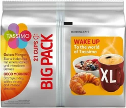 TASSIMO Kapseln Day-Night-Paket 3 Morning Café XL + 3 Café Hag - 111 Getränke -Kaffee Verkäufe 1970c6541a9958814a889ea58807a064 3