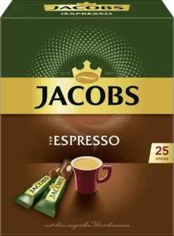 Jacobs Typ Espresso Sticks | Löslicher Kaffee | 25 Portionen 19 Jacobs Typ Espresso Sticks | Löslicher Kaffee | 25 Portionen -Kaffee Verkäufe 19fb4872d8fcb3f8ccafb8544a66b635