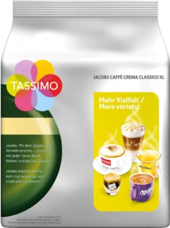 Tassimo Jacobs Caffè Crema Classico XL | 5 Packungen á 16 T Discs -Kaffee Verkäufe 1adc906880144ea37a9ffb15ad237bb4