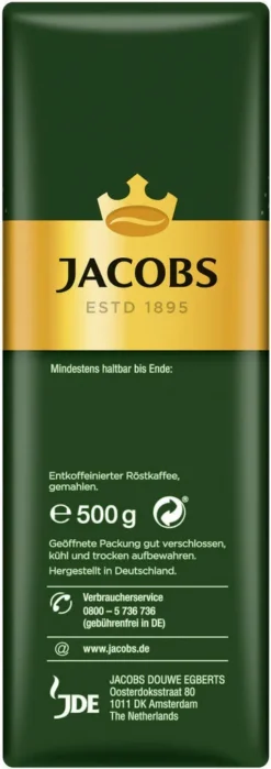 JACOBS Filterkaffee Krönung Entkoffeiniert 6 X 500 G Pulver- Röstkaffee Gemahlen 9 JACOBS Filterkaffee Krönung Entkoffeiniert 6 X 500 G Pulver- Röstkaffee Gemahlen -Kaffee Verkäufe 1dd7fa501107f35300daee507b089713