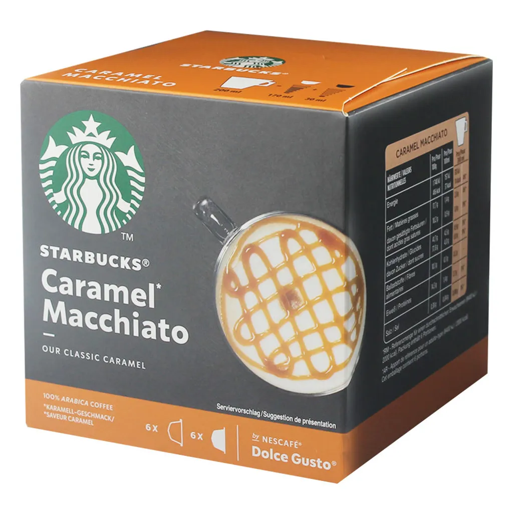Nestlé® Starbucks By Nescafe Dolce Gusto Caramel Macchiato Arabica Kaffee 12 Kapseln 8 Nestlé® Starbucks By Nescafe Dolce Gusto Caramel Macchiato Arabica Kaffee 12 Kapseln – Bild 8