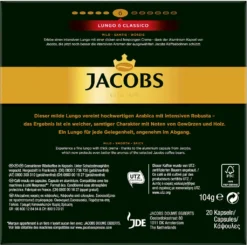 JACOBS Kapseln Nespresso®* Kompatibel Je 20 Kapseln Lungo 6 Classico + Decaffeinato 6 Lungo + Lungo 8 Intenso + Espresso 12 Ristretto - Insgesamt 160 Getränke 9 JACOBS Kapseln Nespresso®* Kompatibel Je 20 Kapseln Lungo 6 Classico + Decaffeinato 6 Lungo + Lungo 8 Intenso + Espresso 12 Ristretto - Insgesamt 160 Getränke -Kaffee Verkäufe 24ce0f5f4b887000e959df371d0cdd5e 1