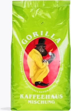 Joerges Gorilla Kaffeehaus Kaffeebohnen 1kg -Kaffee Verkäufe 28da68463bdcf9f7fdd8707d4f5af28d