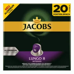 Jacobs Lungo 8 Intenso, Kaffeekapseln, Nespresso Kompatibel, Kaffee, 200 Kapseln, á 5.2 G -Kaffee Verkäufe 2abb46b14f8331e98702b40ac8f72995