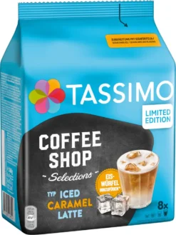 TASSIMO Kapseln Typ Iced Caramel Latte Coffee Shop Selections Discs 40 Getränke 10 TASSIMO Kapseln Typ Iced Caramel Latte Coffee Shop Selections Discs 40 Getränke -Kaffee Verkäufe 2e5647e3030c077894f041c79a593658