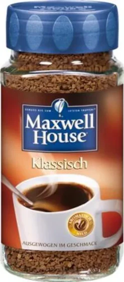Maxwell House Klassisch, Löslicher Kaffee, 200g-Glas -Kaffee Verkäufe 2f0ea565a2948f4d84598049e37a47bc