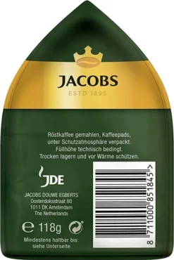 Jacobs Crema Pads Mild | 18 Senseo Kompatible Kaffeepads 118 G 7 Jacobs Crema Pads Mild | 18 Senseo Kompatible Kaffeepads 118 G -Kaffee Verkäufe 2ffd5f1d88e604aeedb8f50fb14227a9