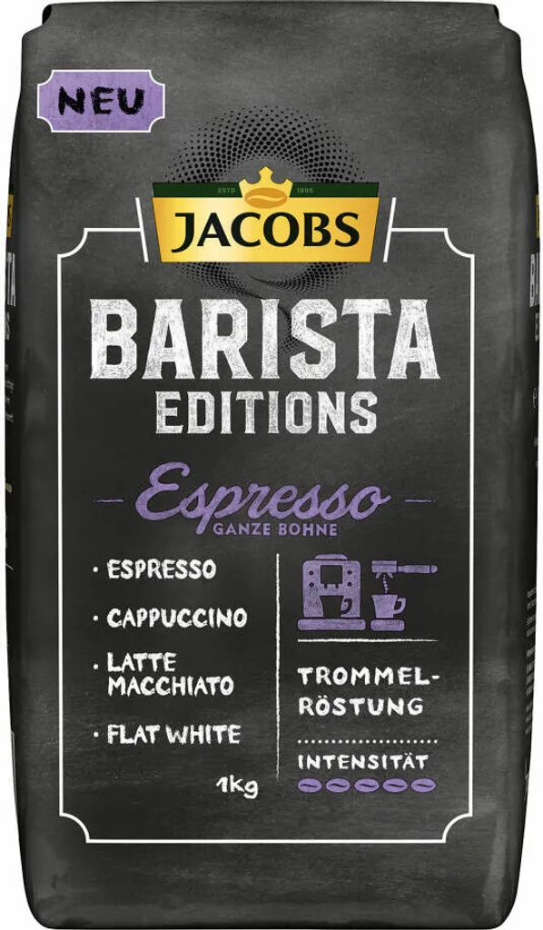 Jacobs Barista Editions Espresso | Ganze Bohne | 1000g 2 Jacobs Barista Editions Espresso | Ganze Bohne | 1000g – Bild 2