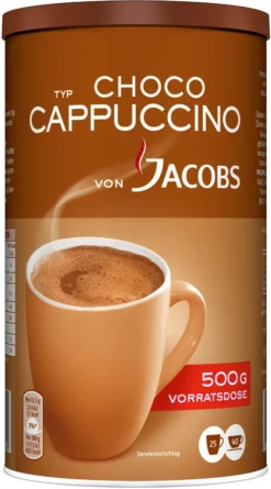 JACOBS Löskaffee Typ Choco Cappuccino 500 G Dose Löslicher Kaffee Mit Kakao -Kaffee Verkäufe 31d9a9b7d6419757fe5f8865c171d599