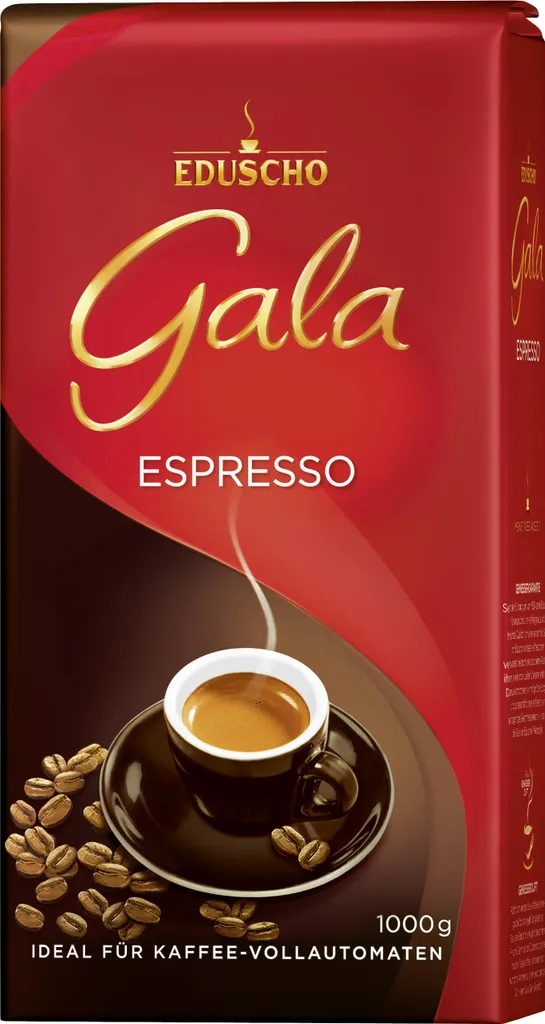 Eduscho Gala Espresso Kaffeebohnen 1kg 2 Eduscho Gala Espresso Kaffeebohnen 1kg – Bild 2