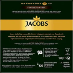 JACOBS Espresso 10 Intenso 200 Nespresso®* Kompatible Kaffeekapseln 8 JACOBS Espresso 10 Intenso 200 Nespresso®* Kompatible Kaffeekapseln -Kaffee Verkäufe 34524faeca953fb7b53963e05948fe56