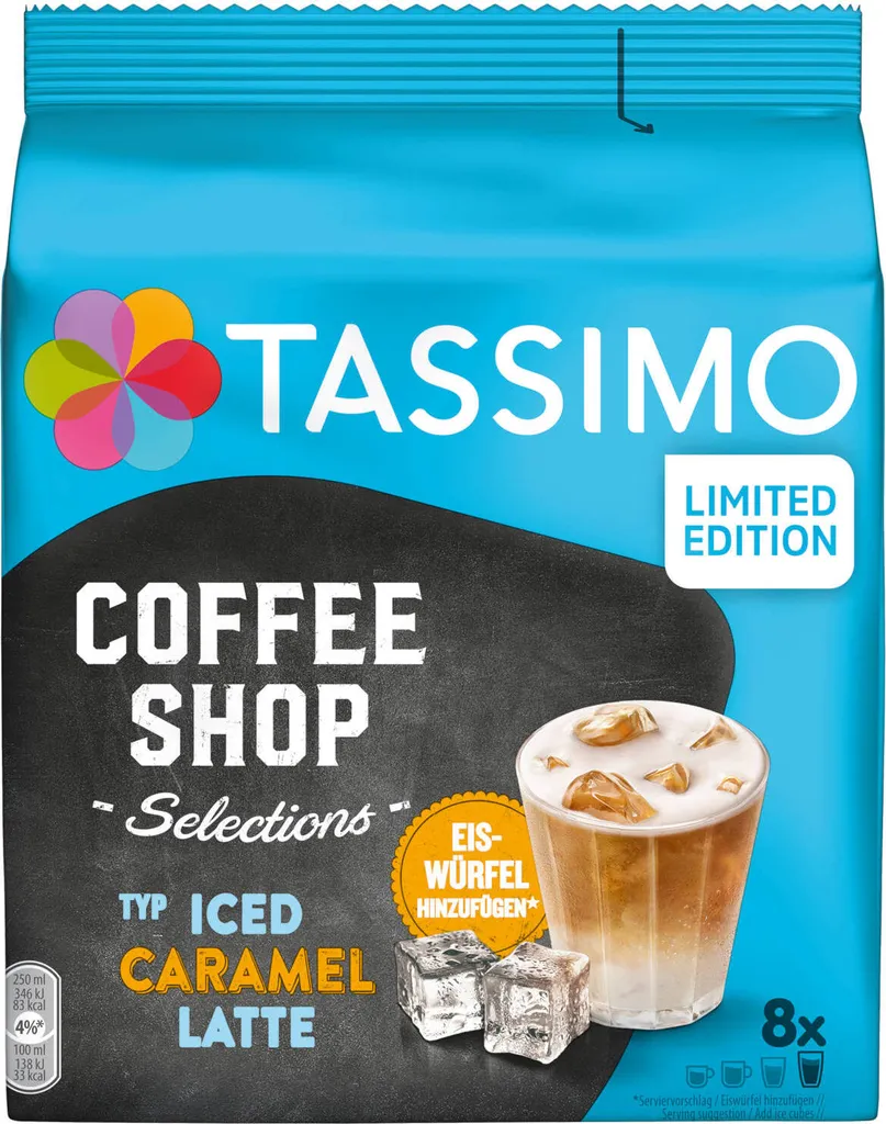 TASSIMO Kapseln Typ Iced Caramel Latte Coffee Shop Selections Discs 40 Getränke 2 TASSIMO Kapseln Typ Iced Caramel Latte Coffee Shop Selections Discs 40 Getränke – Bild 2