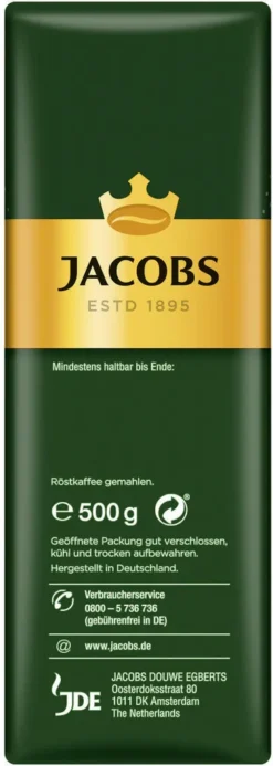 JACOBS Filterkaffee Krönung 6x500g Pulver-Kaffee Gemahlen Röstkaffee 1,5kg -Kaffee Verkäufe 3727be2faf9dff5a6748260d68714306