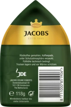 JACOBS Pads Crema Classic 270 Getränke - 15x18 Kaffeepads Senseo Kompatibel -Kaffee Verkäufe 37d18c47fe9476bb8d908afab728005c