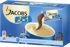 Jacobs Classic 2in1 Sticks | Löslicher Kaffee | 10 Portionen 16 Jacobs Classic 2in1 Sticks | Löslicher Kaffee | 10 Portionen -Kaffee Verkäufe 38a4fd0f6c4dfd8a390c1390c35e169c
