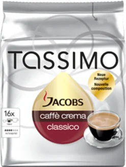 Tassimo Jacobs Caffè Crema Classico | 16 T Discs, Kaffeekapseln -Kaffee Verkäufe 38ff786807a9f891e5f514d7fde8cf5d