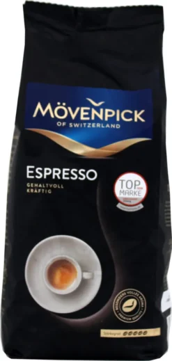 Mövenpick Espresso | Ganze Bohne | 1000g -Kaffee Verkäufe 3abaa43fec18dbeb7e34e802925aebd8