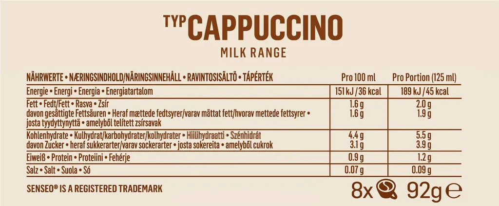 SENSEO Pads Typ Cappuccino & Milka Schoko - 80 Getränke UTZ- 3 SENSEO Pads Typ Cappuccino & Milka Schoko - 80 Getränke UTZ- – Bild 3