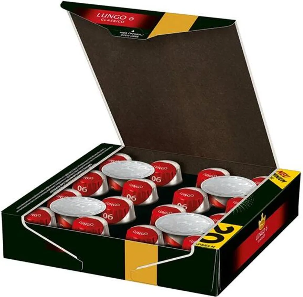 JACOBSLungo 6 Classico 200 Nespresso®* Kompatible Kaffeekapseln 4 JACOBSLungo 6 Classico 200 Nespresso®* Kompatible Kaffeekapseln – Bild 4