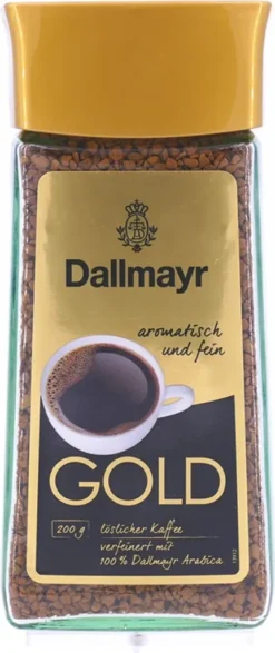 Dallmayr Gold | Löslicher Kaffee | 200g-Glas 5 Dallmayr Gold | Löslicher Kaffee | 200g-Glas -Kaffee Verkäufe 3e6adb8764ccb0b53e0d342b29643ff9