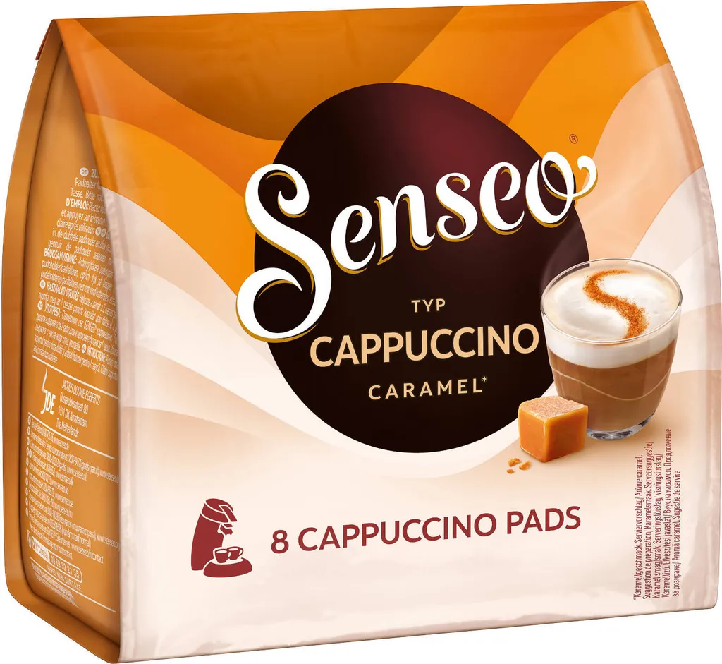 SENSEO Typ Cappuccino Caramel Pads 10er Pack 10 X 8 Getränke 3 SENSEO Typ Cappuccino Caramel Pads 10er Pack 10 X 8 Getränke – Bild 3