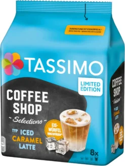 TASSIMO Kapseln Typ Iced Caramel Latte Coffee Shop Selections Discs 8 Getränke 9 TASSIMO Kapseln Typ Iced Caramel Latte Coffee Shop Selections Discs 8 Getränke -Kaffee Verkäufe 425aaa7a16ae0b8be0bde480f8b54b78