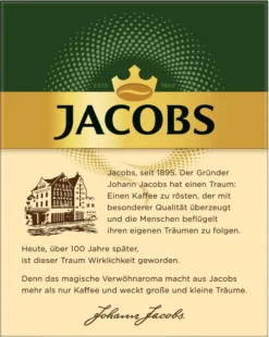 JACOBS Typ Cafe Crema Löslicher Kaffee 12 X 25 Sticks -Kaffee Verkäufe 48dc000fb850ff937914b8e123769db0