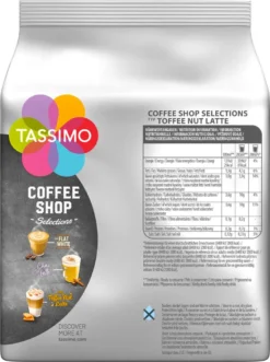 TASSIMO Coffee Shop Selections Toffee Nut Latte T Discs Kapseln 5 X 8 Getränke -Kaffee Verkäufe 48e2d484d30832cfafb03bf7b1e45da6