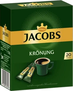JACOBS Löskaffee Krönung 16 X 20 Sticks Löslicher Kaffee Instantkaffee 320 Getränke -Kaffee Verkäufe 4ce4c67dd85112c9595d8eed20287abf