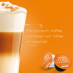 Nescafé® Nescafé Dolce Gusto Caramel Latte Macchiato, Karamell, Kapseln, Kaffeekapsel, Café, Coffee, Kaffee, 16 Kapseln (8 Portionen) -Kaffee Verkäufe 4ef168a89eb3bfbe9b107765d6c11e6c